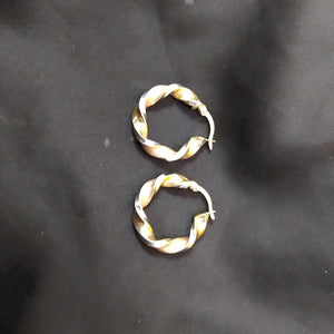 ARRACADAS PAR ORO COMBINADO 10 K 2.8 GRMS (SEMINUEVO)