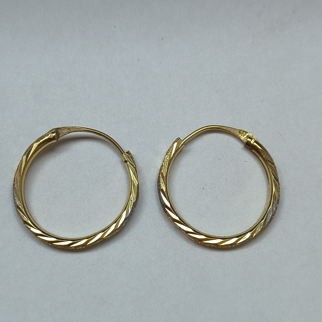 ARRACADAS PAR ORO 10 K 1,40 GRMS (SEMINUEVO)