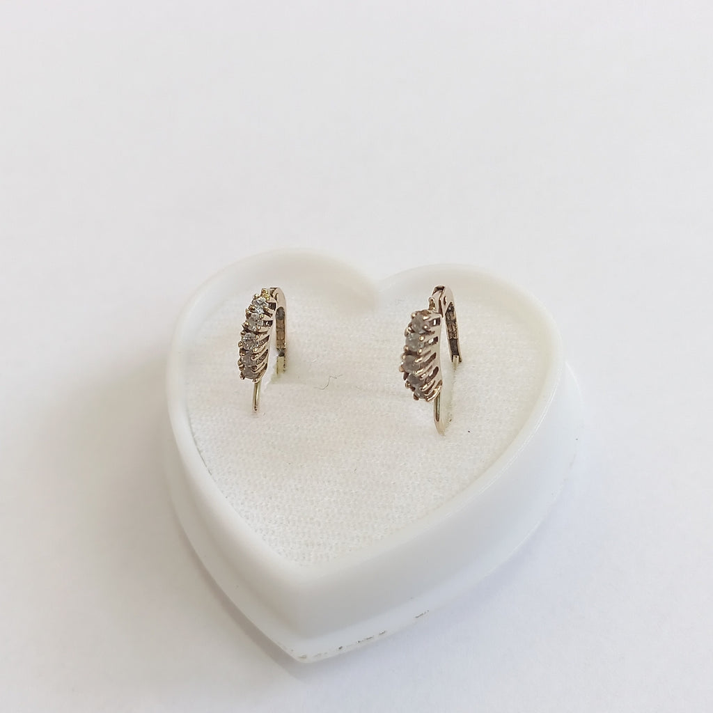ARETES PAR ORO 10 K 1.4 GRMS (SEMINUEVO)