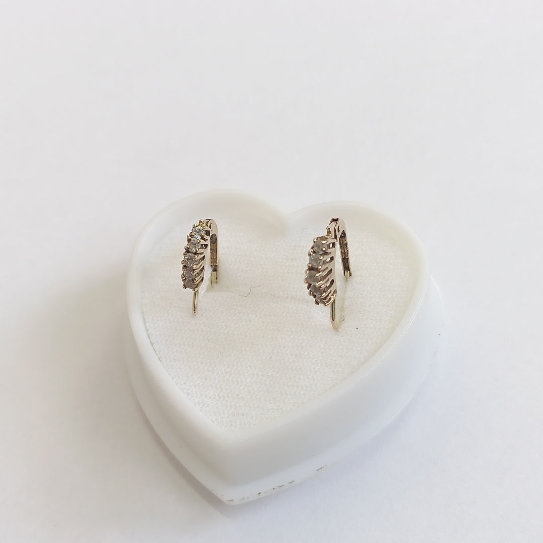 ARETES PAR ORO 10 K 1.4 GRMS (SEMINUEVO)