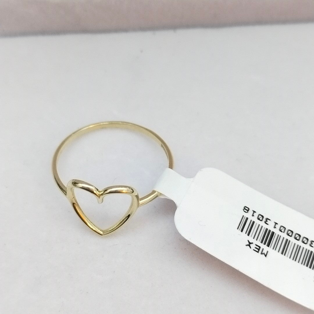 ANILLOS ANILLITO FIG CORAZON 10K TALLA 7 0.8 GR (NUEVO)