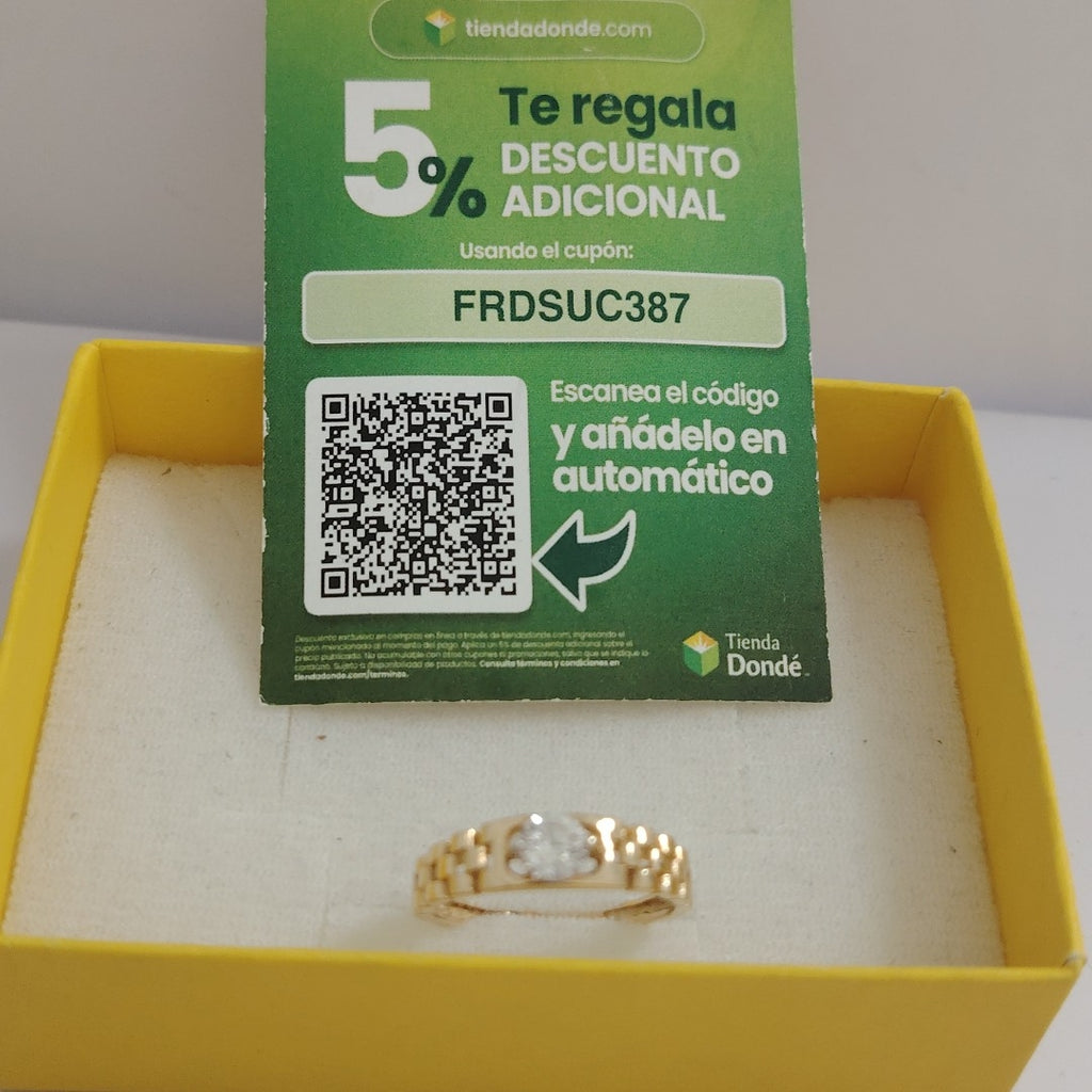 ANILLITO ORO 14 K 2.5 GRMS (SEMINUEVO)