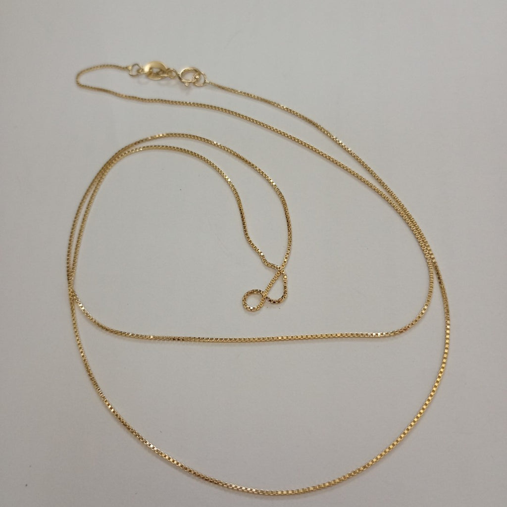 CADENA VENECIANO 14K 55 CM 1.8 GR (NUEVO)