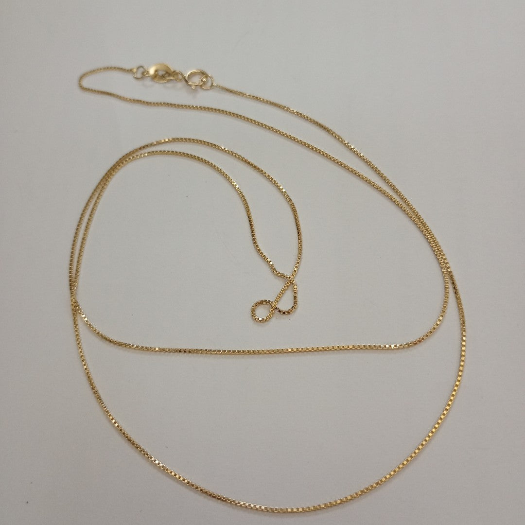 CADENA VENECIANO 14K 55 CM 1.8 GR (NUEVO)