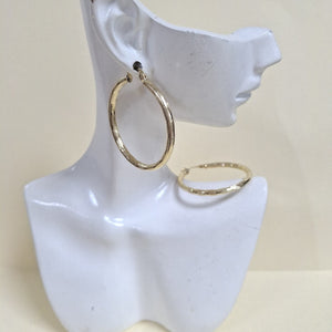 ARETES ARRACADA LABRADA 10K 4 GR (NUEVO)