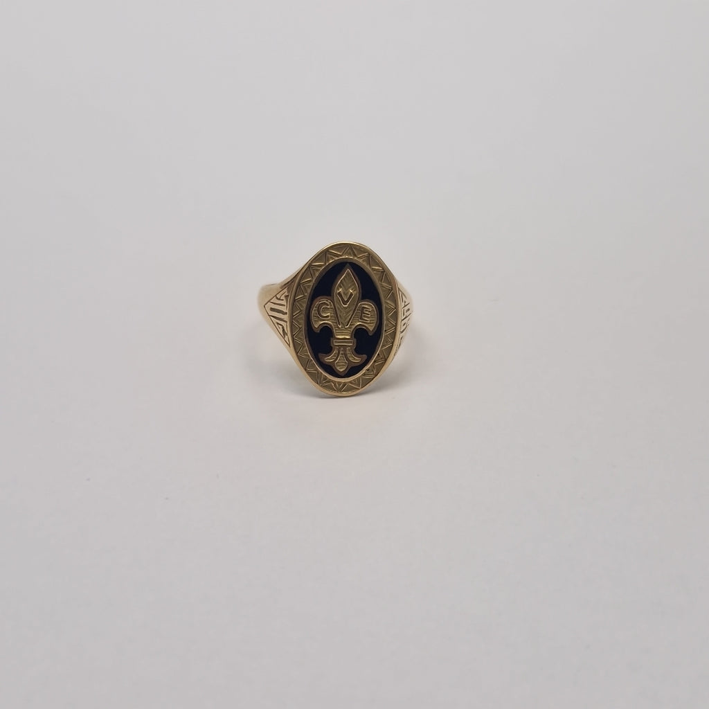 ANILLO DE GRADUACIÓN ORO 14 K 5.1 GRMS (SEMINUEVO)