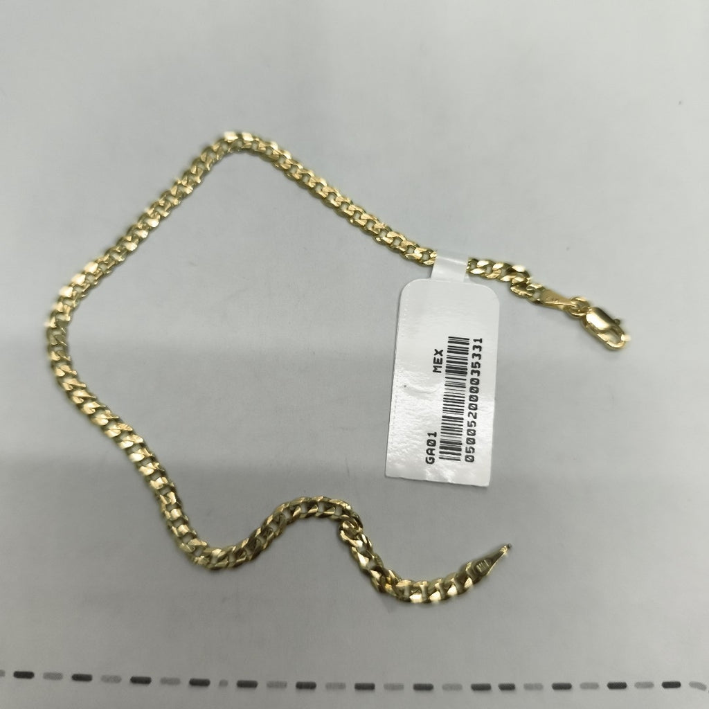 PULSERA BARBADA 14K 21 CM 3.7 GR (NUEVO)