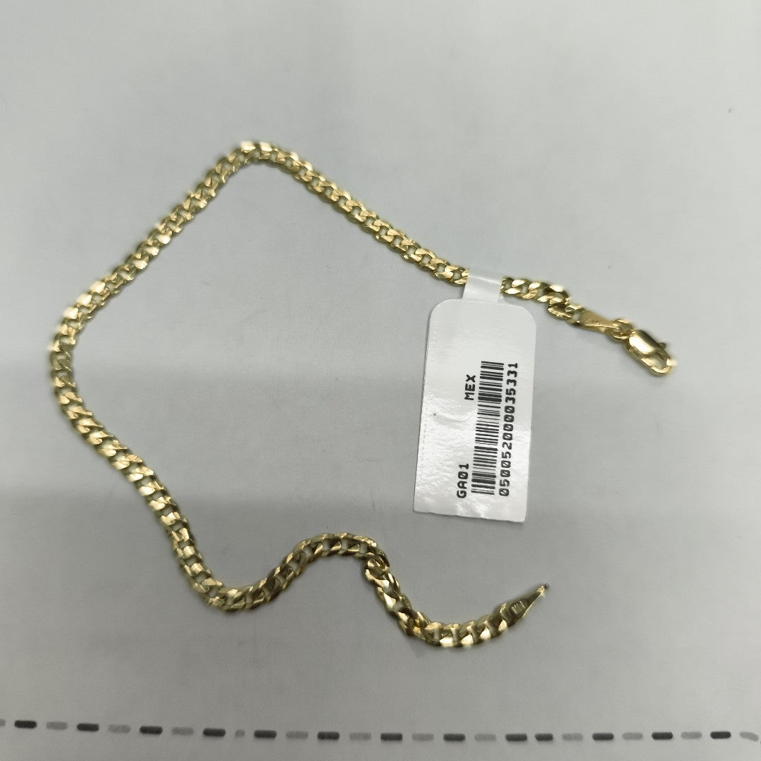 PULSERA BARBADA 14K 21 CM 3.7 GR (NUEVO)