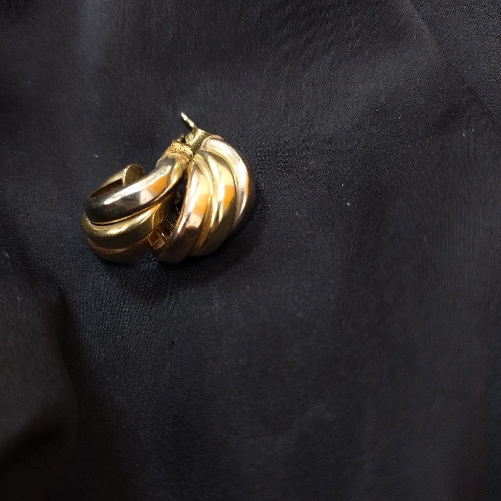BROQUELES PAR ORO COMBINADO 14 K 3.1 GRMS (SEMINUEVO)