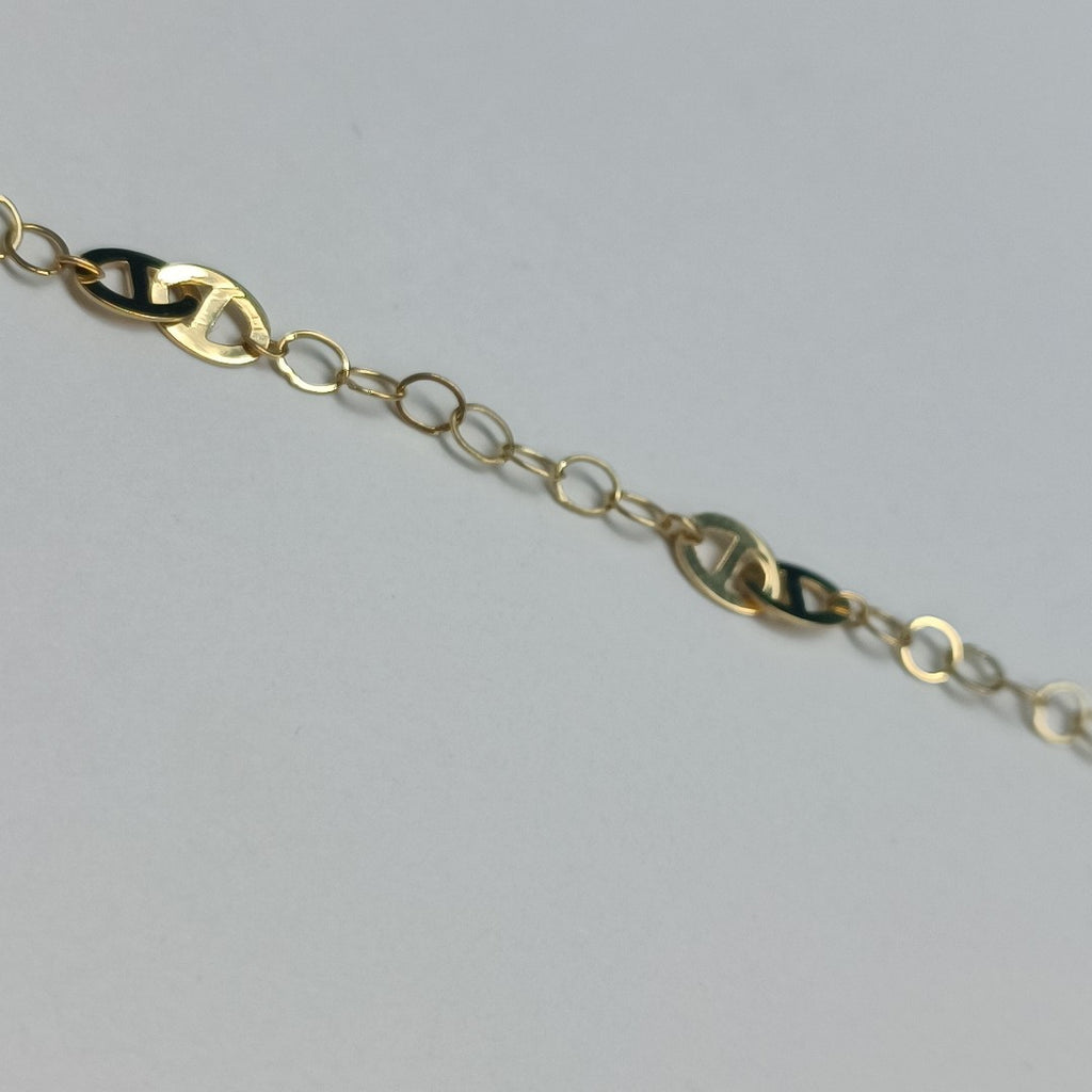 PULSERA ESPECIAL 14K 18 CM 1.5 GR (NUEVO)