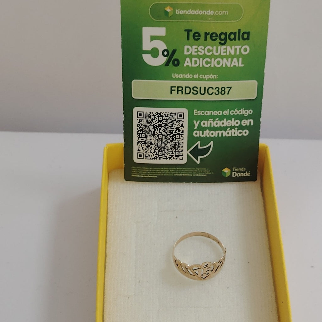 ANILLITO ORO 10 K 1.2 GRMS (SEMINUEVO)