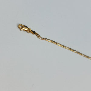 PULSERA 3X1 DIAMANTADA 14K 18 CM 1.5 GR (NUEVO)