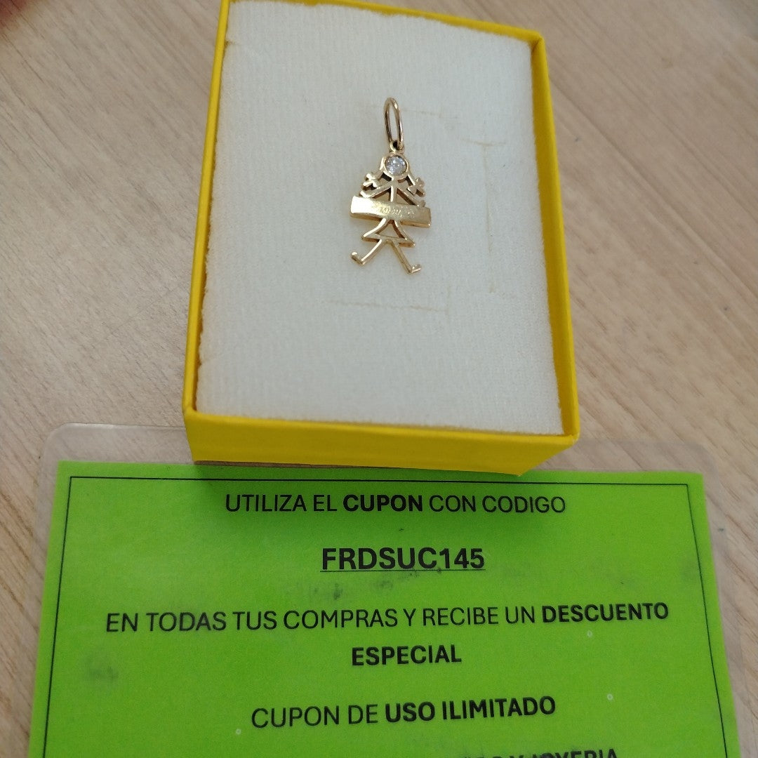 DIJE ORO 14 K 2,10 GRMS (SEMINUEVO)