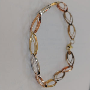 PULSERA ORO, ORO COMBINADO 10 K 3 GRMS (SEMINUEVO)