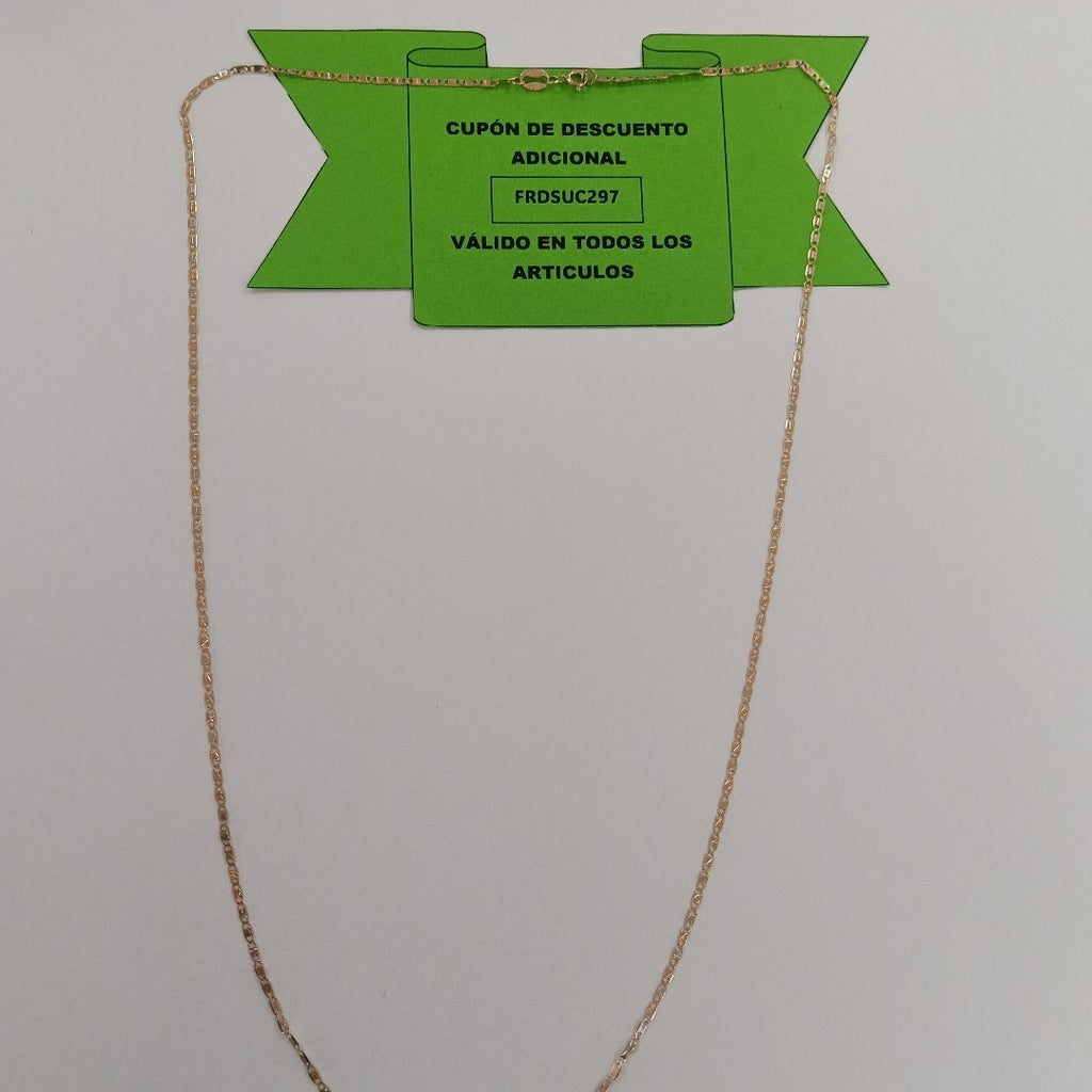 CADENA ORO COMBINADO 10 K 1,80 GRMS (SEMINUEVO)