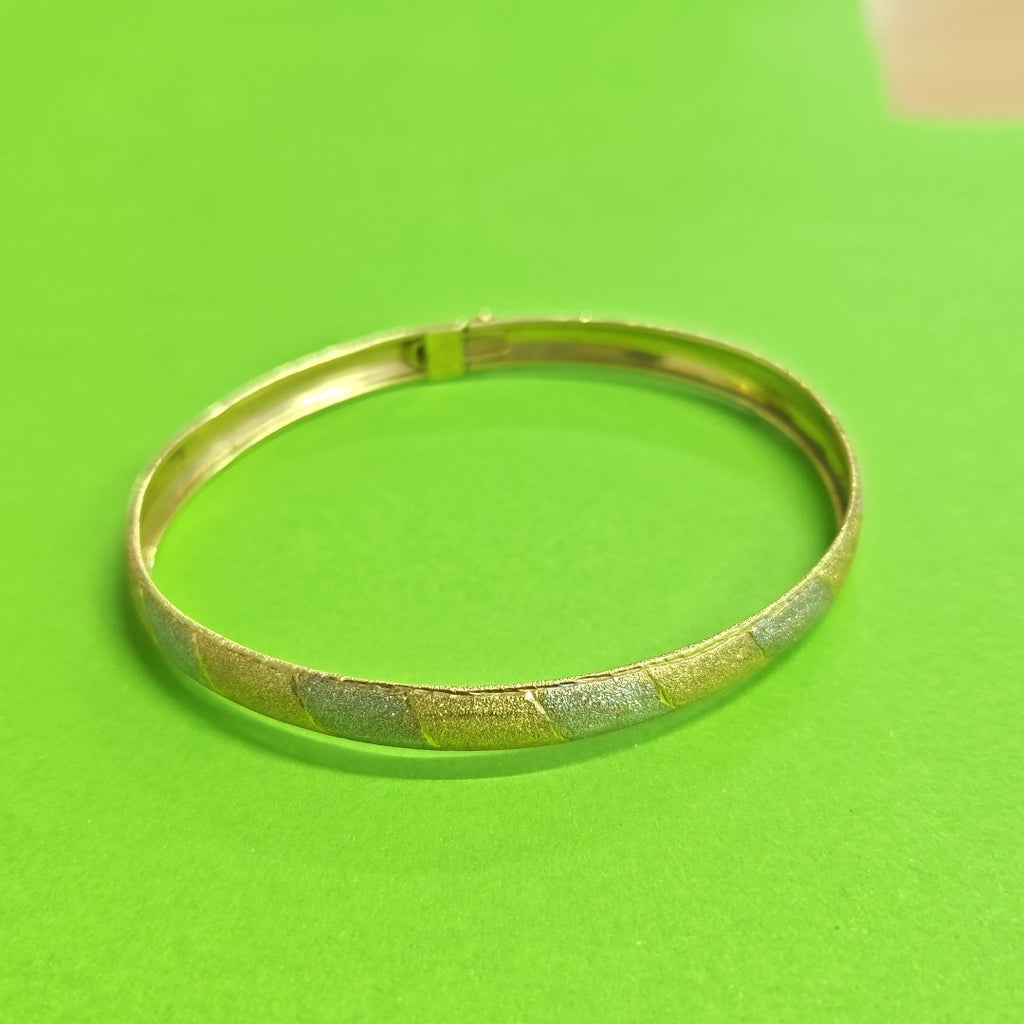 PULSERA RIGIDA ORO 14 K 5,20 GRMS (SEMINUEVO)