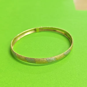 PULSERA RIGIDA ORO 14 K 5,20 GRMS (SEMINUEVO)