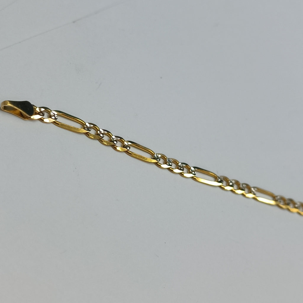 PULSERA 3X1 14K 18 CM 3.9 GR (NUEVO)