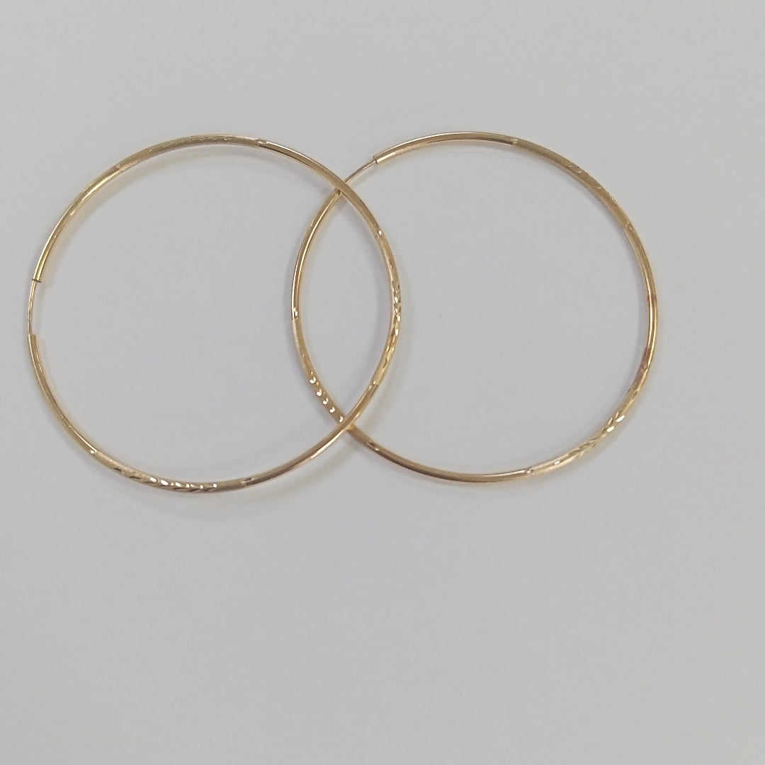 ARRACADAS PAR ORO 14 K 2,10 GRMS (SEMINUEVO)