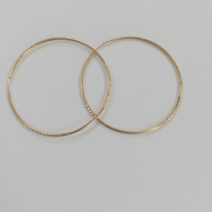 ARRACADAS PAR ORO 14 K 2,10 GRMS (SEMINUEVO)