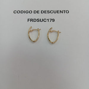 ARRACADAS ORO 10K 1.2 (NUEVO)
