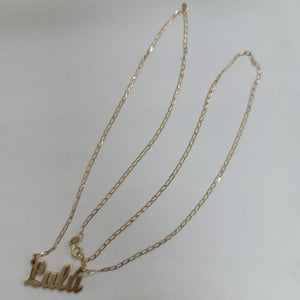 CADENA, DIJE ORO 14 K 3.7 GRMS (SEMINUEVO)