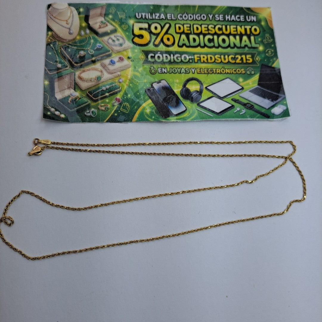CADENA ORO 10 K 3,20 GRMS (SEMINUEVO)