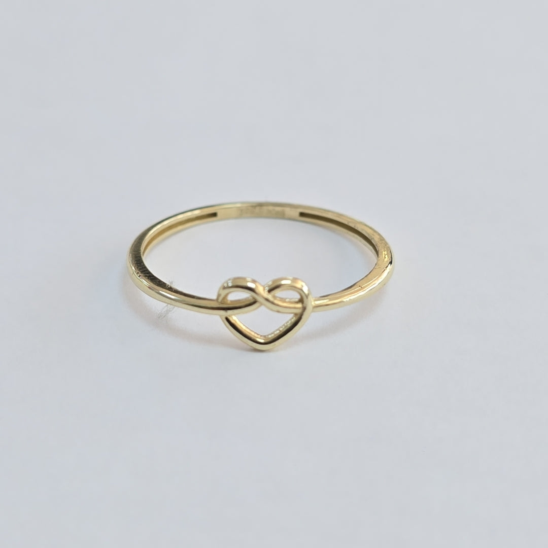 ANILLOS ANILLITO FIG CORAZON 10K TALLA 7 0.8 GR (NUEVO)