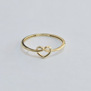 ANILLOS ANILLITO FIG CORAZON 10K TALLA 7 0.8 GR (NUEVO)