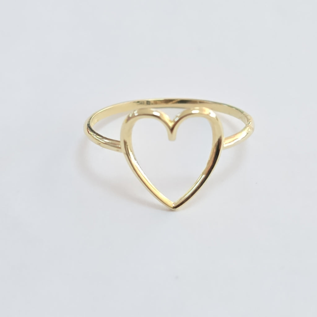 ANILLOS ANILLITO FIG CORAZON 10K TALLA 7 0.8 GR (NUEVO)