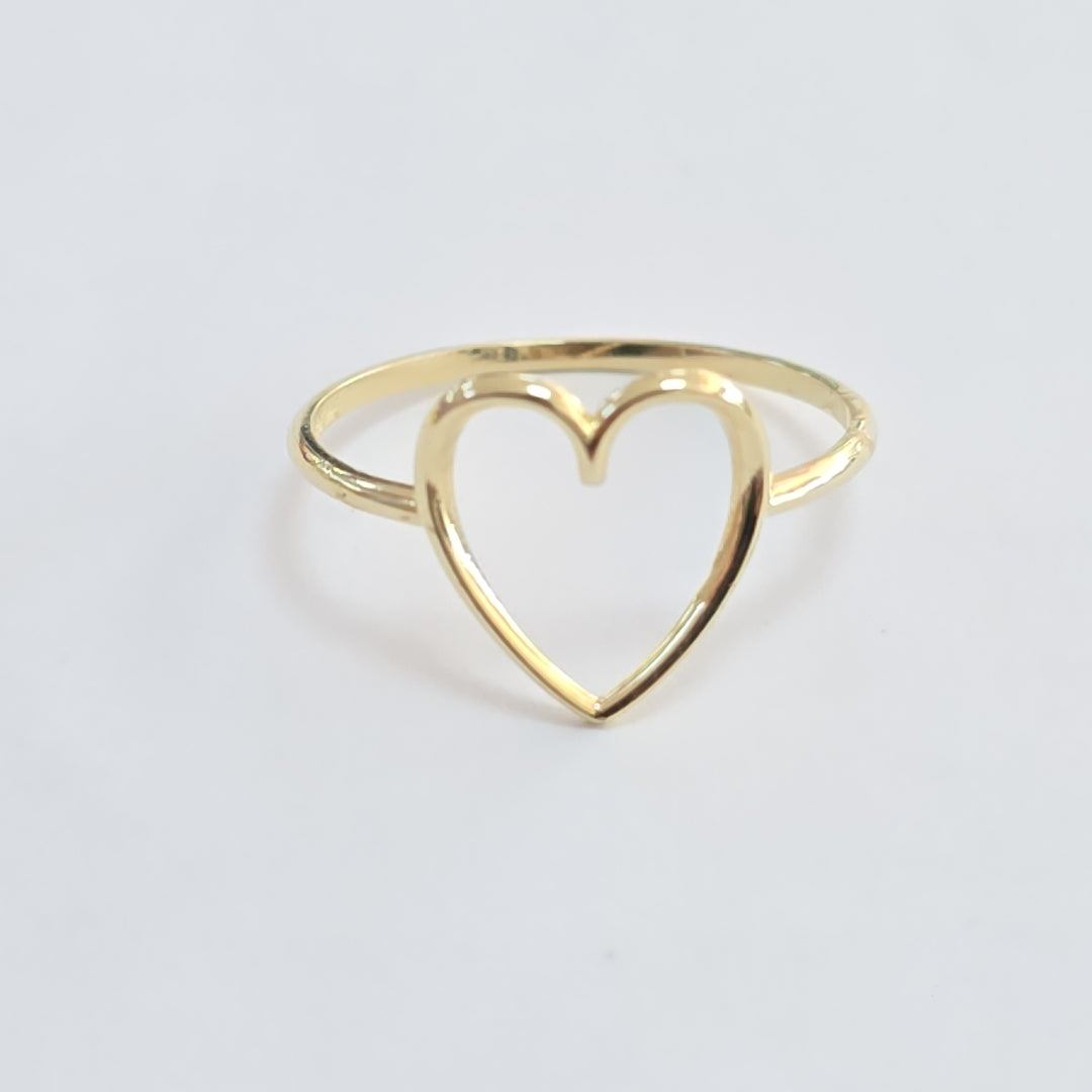 ANILLOS ANILLITO FIG CORAZON 10K TALLA 7 0.8 GR (NUEVO)