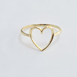 ANILLOS ANILLITO FIG CORAZON 10K TALLA 7 0.8 GR (NUEVO)