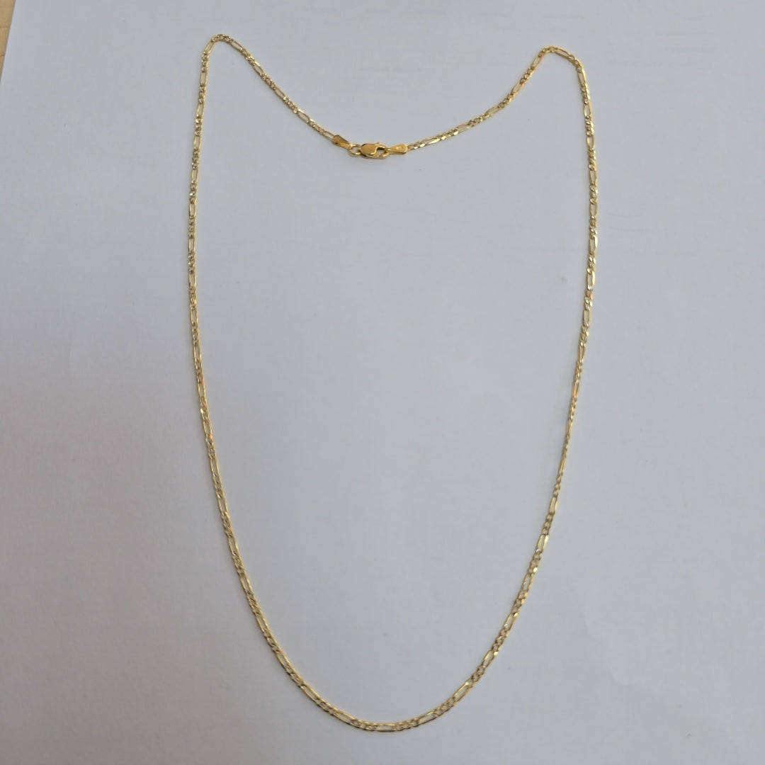 CADENA 3X1 14K 50 CM 3.4 GR (NUEVO)