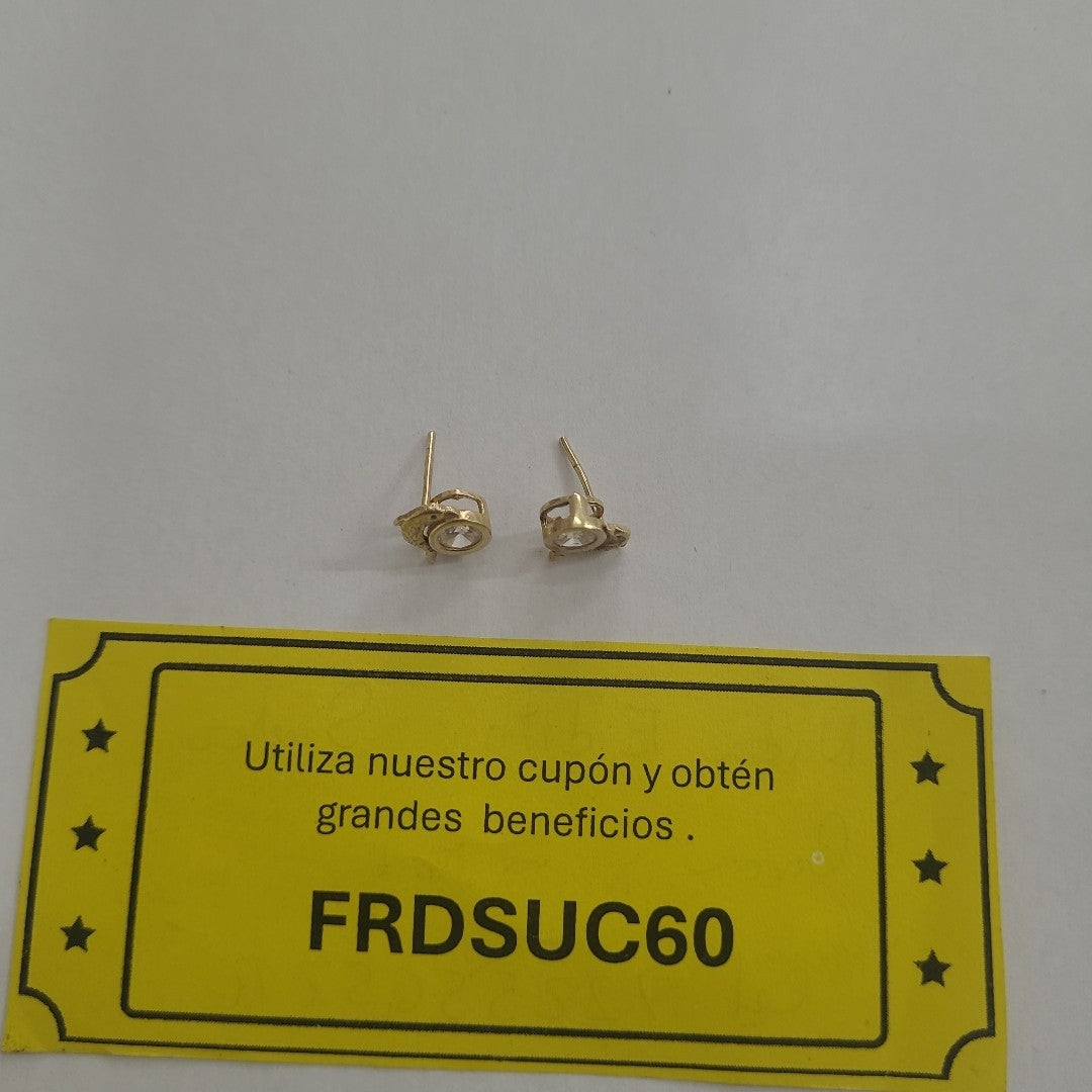 BROQUELES PAR ORO 10 K 2 GRMS (SEMINUEVO)