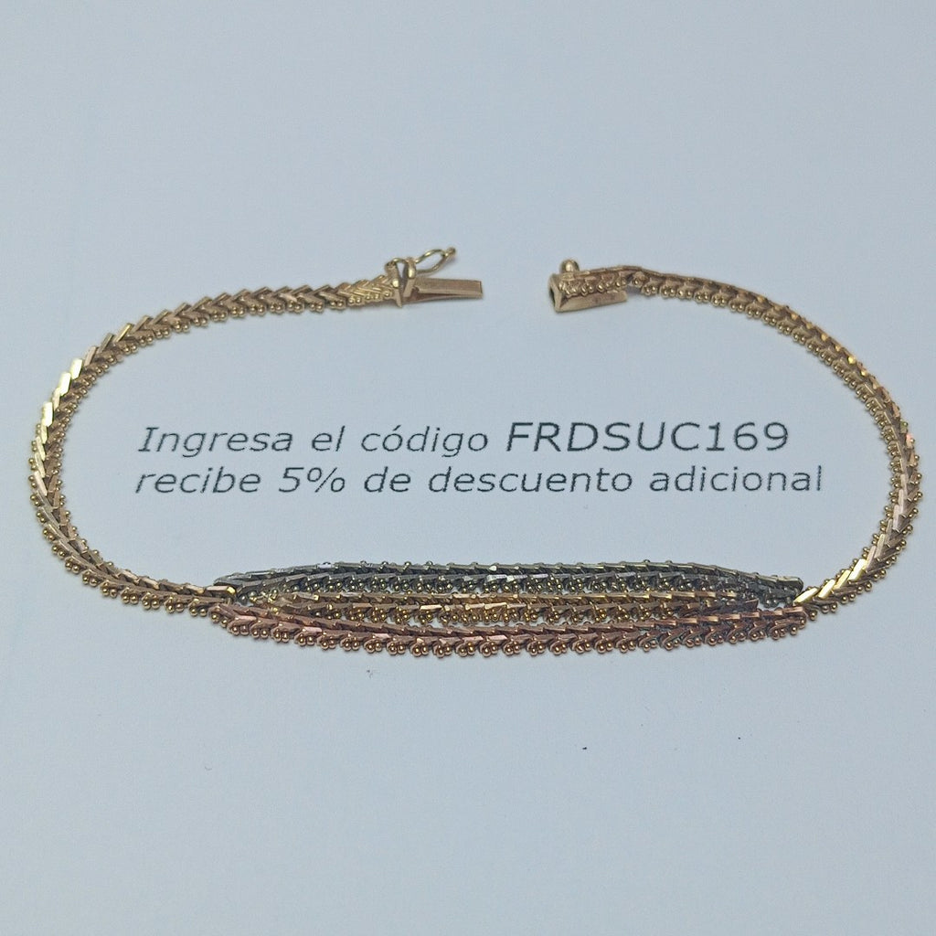 PULSERA ORO 14 K 9.2 GRMS (SEMINUEVO)