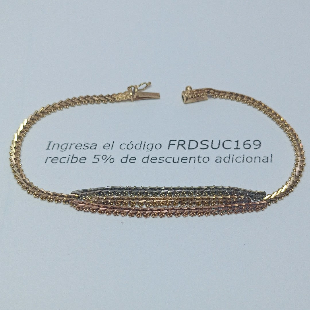 PULSERA ORO 14 K 9.2 GRMS (SEMINUEVO)