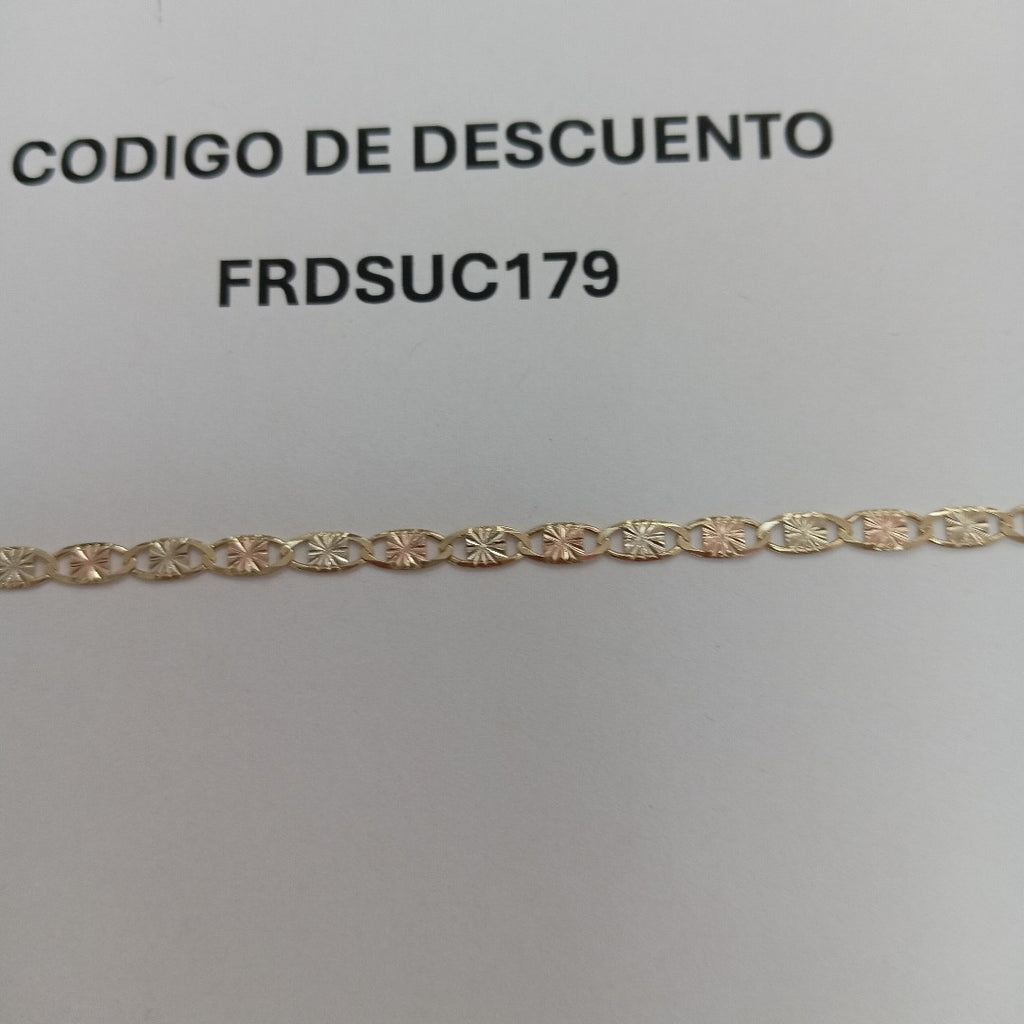 PULSERA GUCHI 14K 18 CM 2.8 GR (NUEVO)
