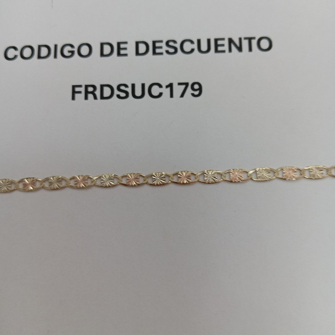 PULSERA GUCHI 14K 18 CM 2.8 GR (NUEVO)