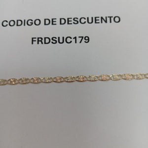 PULSERA GUCHI 14K 18 CM 2.8 GR (NUEVO)