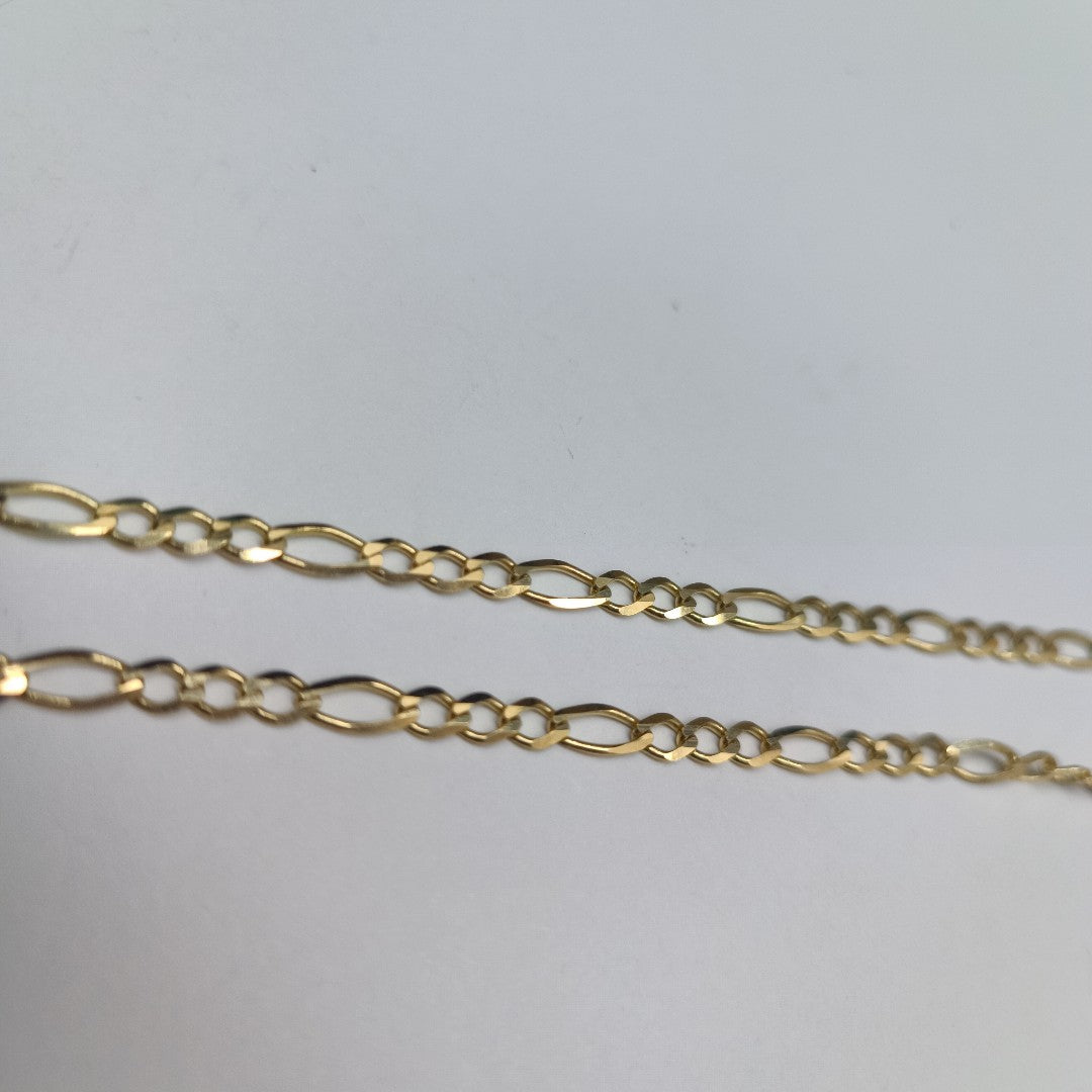 CADENA 3X1 14K 60 CM 9 GR (NUEVO)