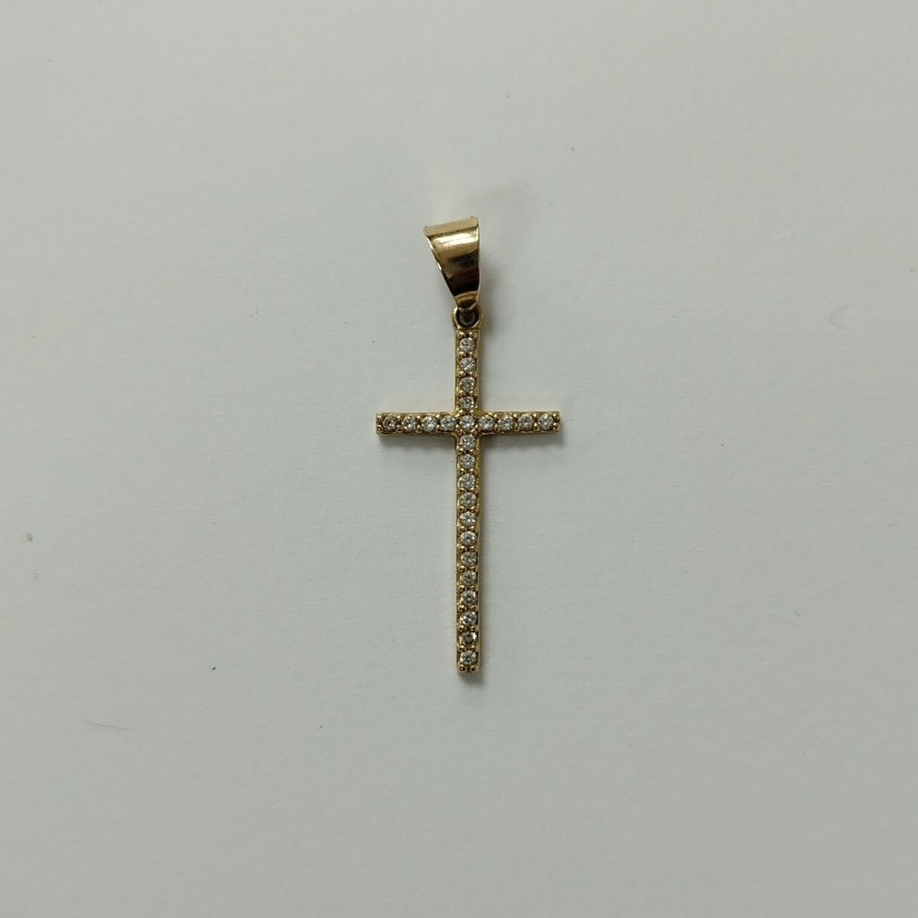 CRUZ, DIJE ORO 14 K 1 GRMS (SEMINUEVO)