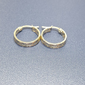 ARETES ARRACADAS FIG GRECAS 14K 1.7 GR (NUEVO)