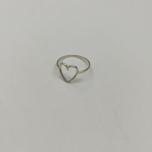 ANILLOS ANILLITO FIG CORAZON 10K TALLA 7 0.8 GR (NUEVO)