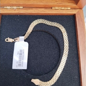 PULSERA ESPECIAL 14K 18 CM 4.4 GR (NUEVO)