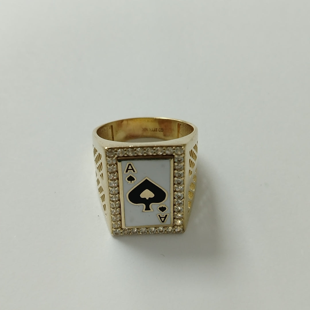 ANILLO ORO 10 K 9.4 GRMS (SEMINUEVO)