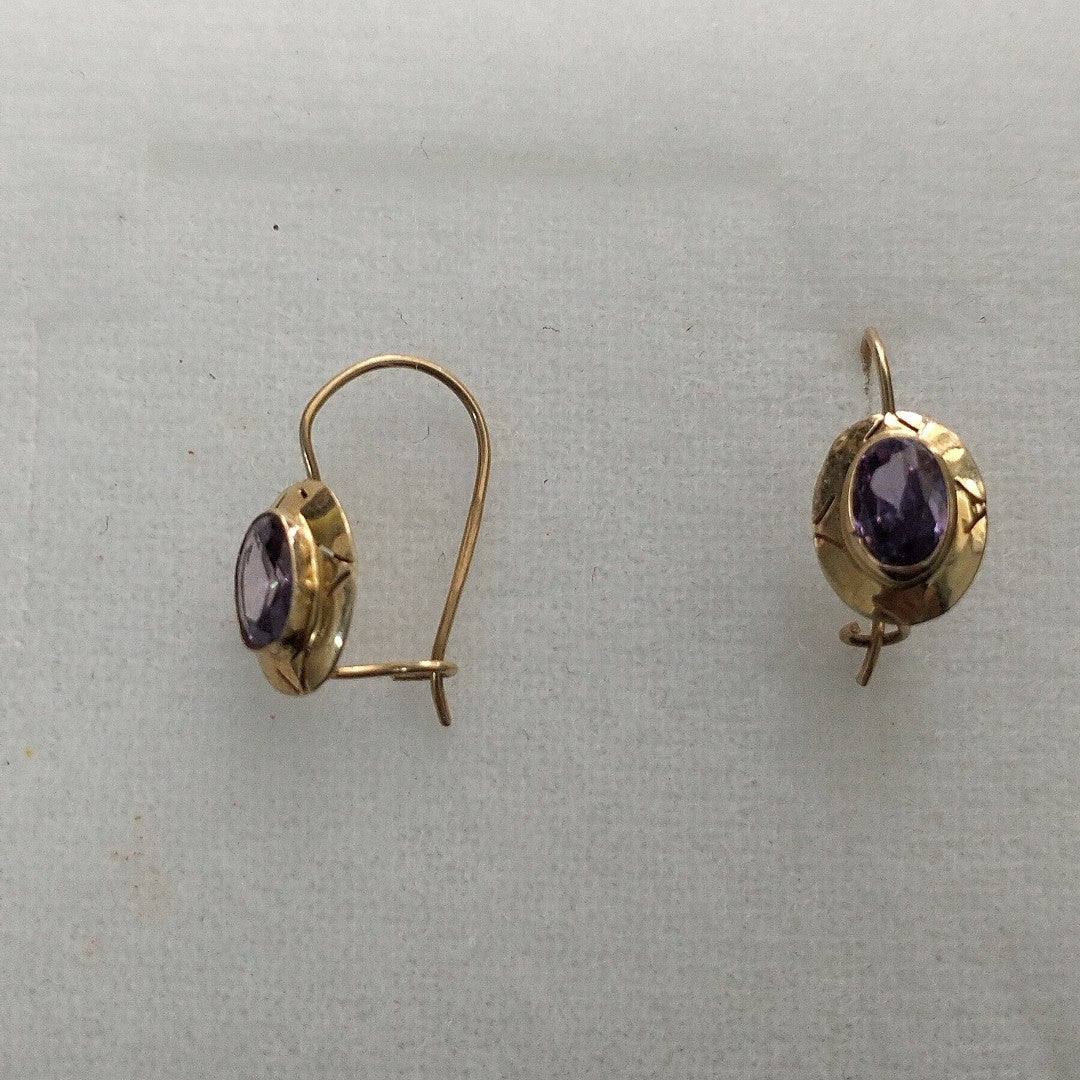 ARETES PAR ORO 10 K 0.7 GRMS (SEMINUEVO)