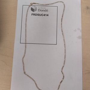 CADENA ORO, RODIADO 10 K 2.7 GRMS (SEMINUEVO)