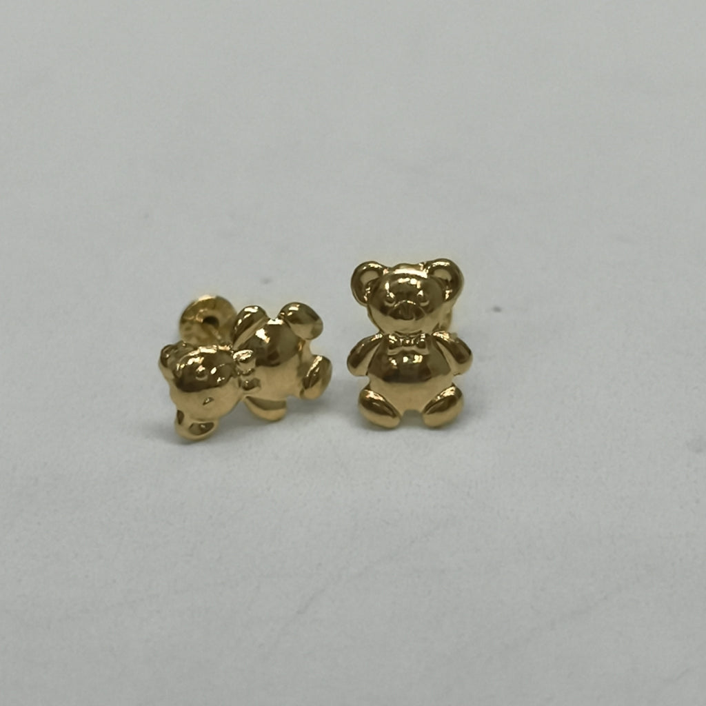 BROQUELES BROQUEL FIG OSO 14K 0.2592 GR (NUEVO)