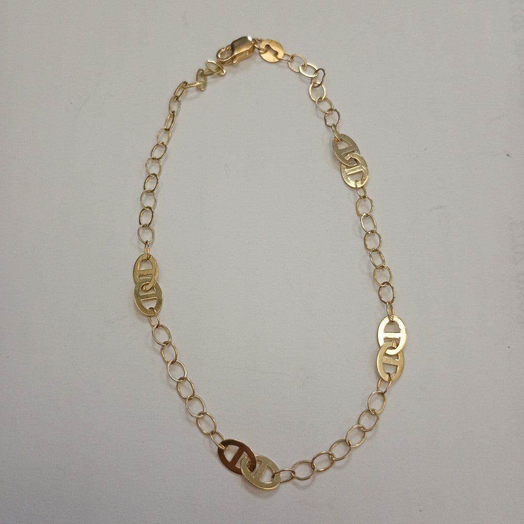 PULSERA ESPECIAL 14K 21 CM 1.8 GR (NUEVO)