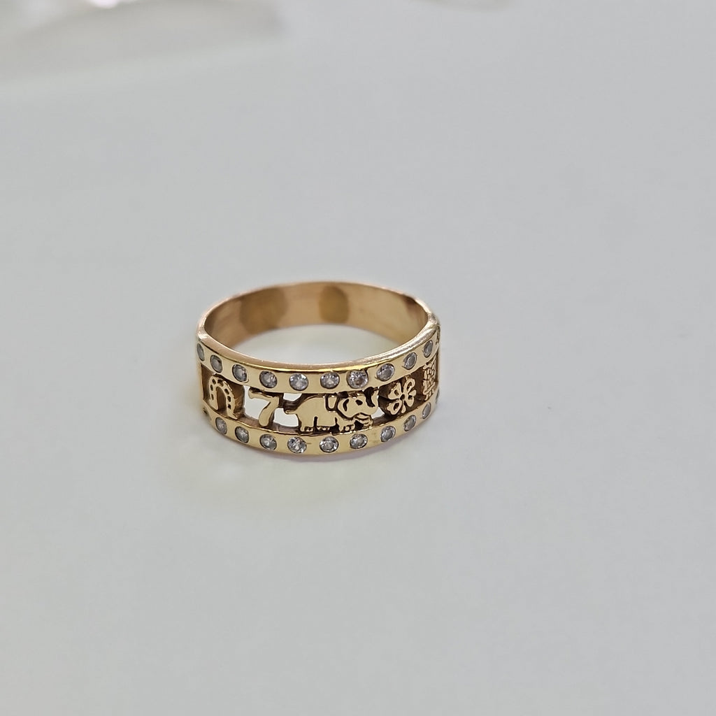 ANILLO ORO 10 K 3.7 GRMS (SEMINUEVO)